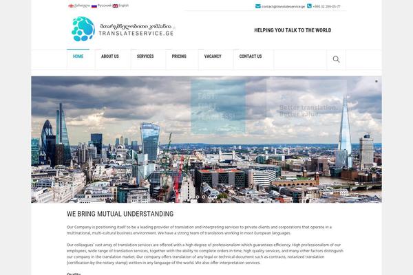 Logistic-business theme site design template sample
