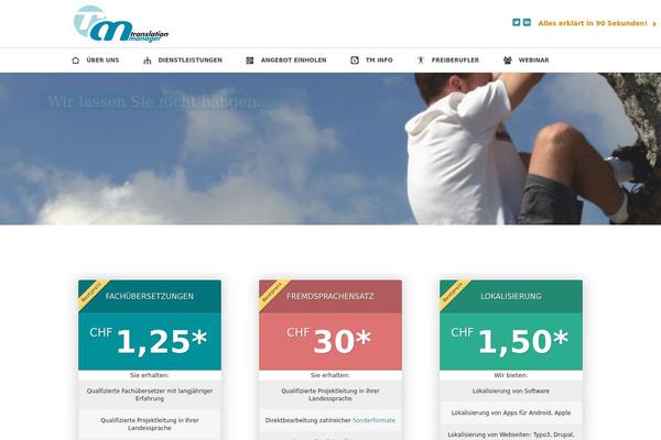 Jupiter theme site design template sample