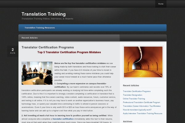 Traction theme site design template sample