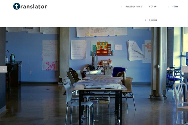 Translator theme websites examples