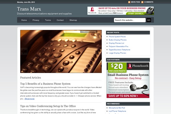 transmarx.com site used Streamline