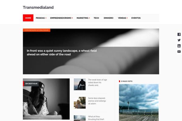 SuperBlog theme site design template sample