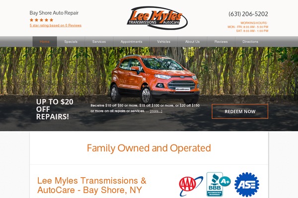 transmissionrepairbayshore.com site used Leemyles