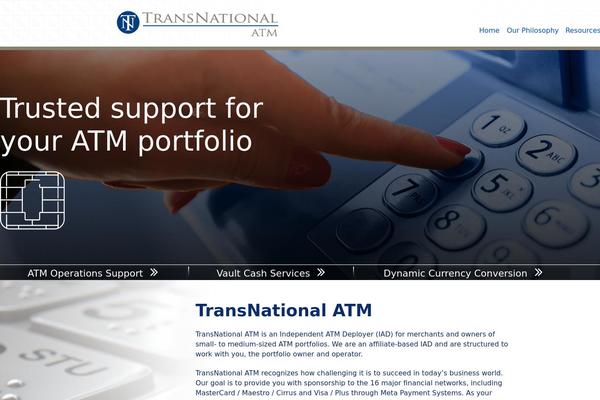 Atm theme site design template sample