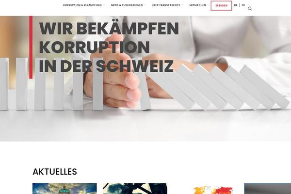 Transparency theme site design template sample