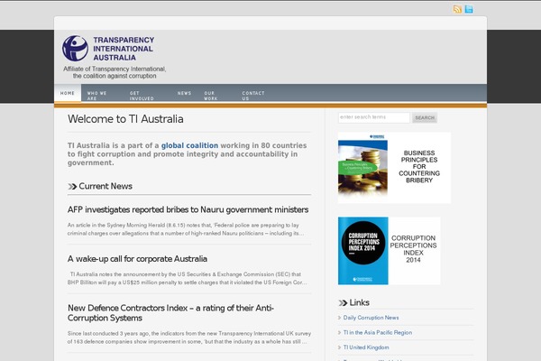transparency.org.au site used Mags