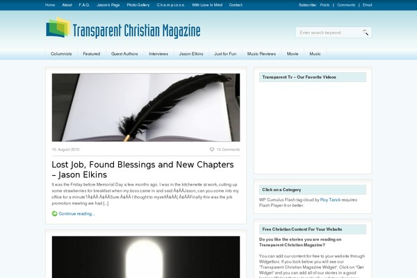 Fresh News theme site design template sample