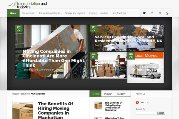 Nexus theme site design template sample
