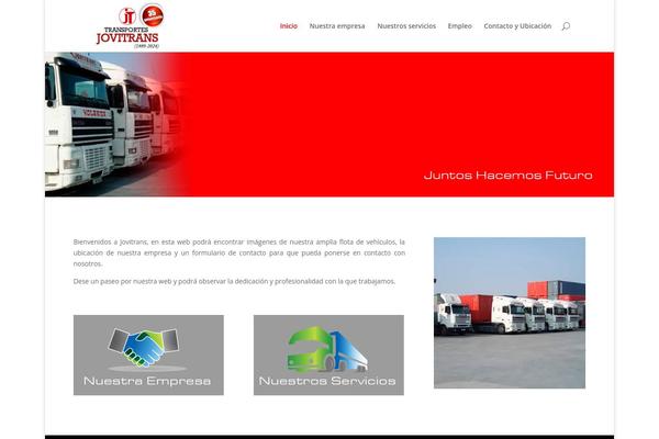 Divi Child theme site design template sample