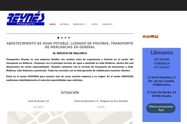 Fizz theme site design template sample
