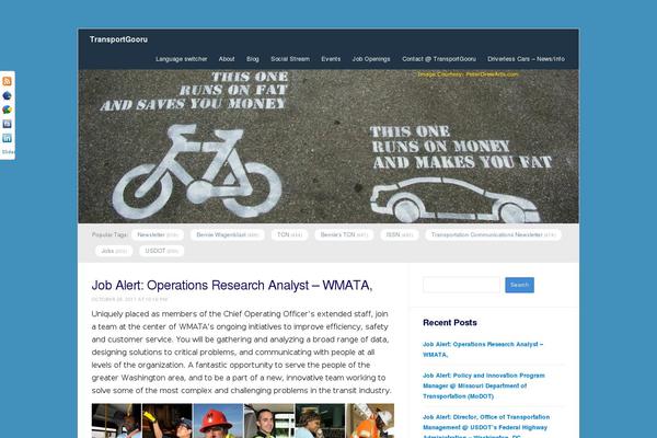 Site using Social Slider plugin