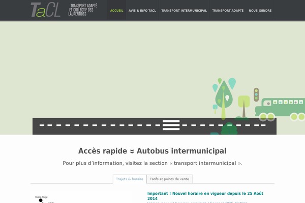 transportlaurentides.ca site used Ikaros