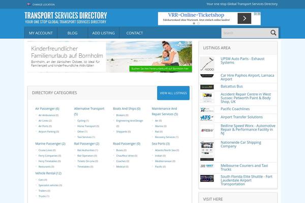 Dt theme site design template sample