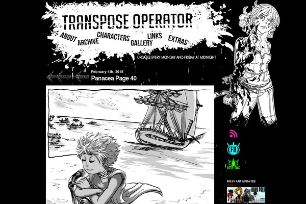 Comicpress-gn theme site design template sample