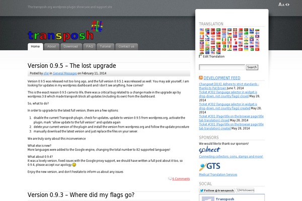 transposh.org site used Transposh-lpkstudio