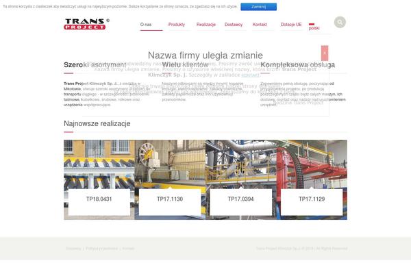 Industrial theme site design template sample