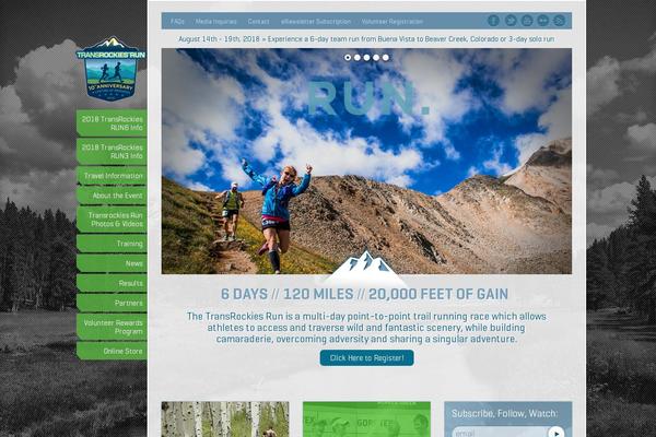 transrockies-run.com site used Transrockies