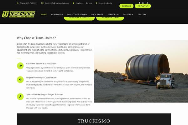 Site using Touchy-by-bonfire plugin
