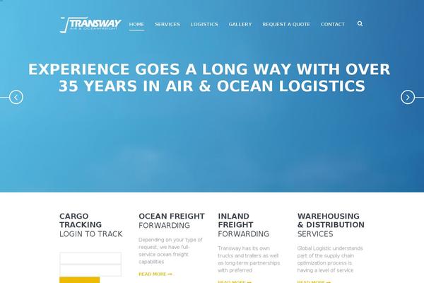 Global Logistics theme site design template sample