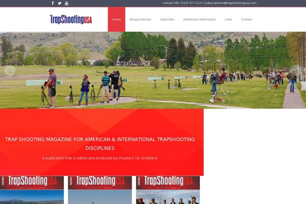 Sapphire theme site design template sample