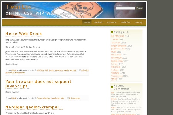 Site using iG:Syntax Hiliter plugin