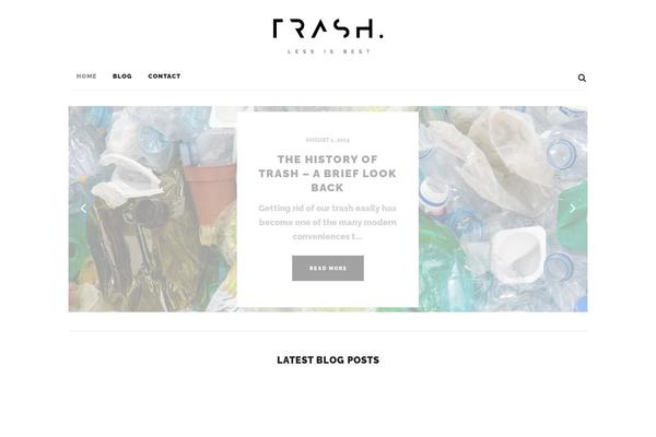 Bridge Child theme site design template sample