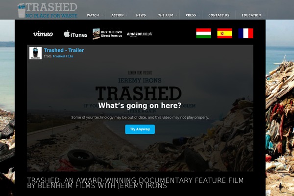 iCarus theme site design template sample