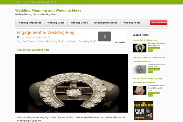 WallPin v2 theme site design template sample