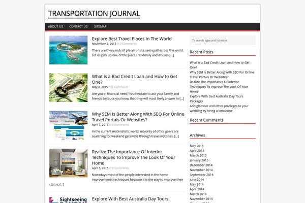 MH Magazine lite theme site design template sample
