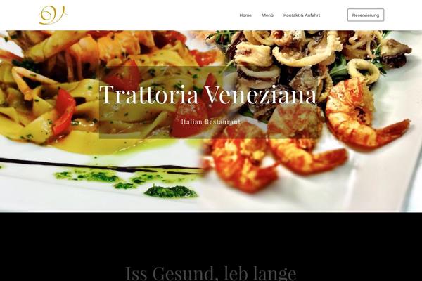 trattoria-veneziana.at site used Vela-theme