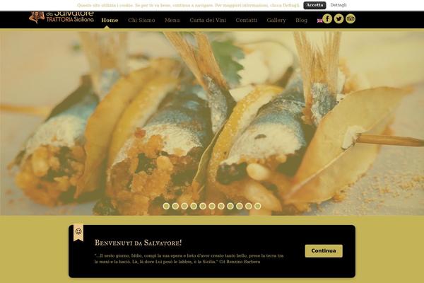 Dine & Drink theme site design template sample