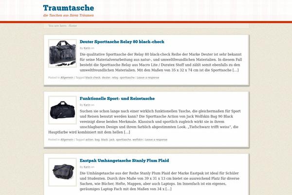 Retro-fitted theme site design template sample