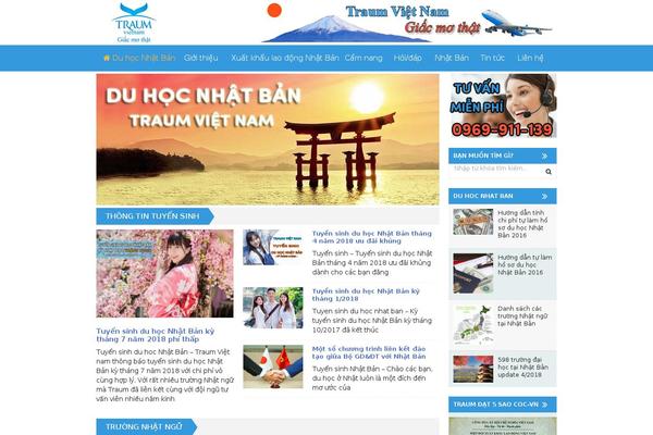 traumvietnam.com site used Vietmoz-wp