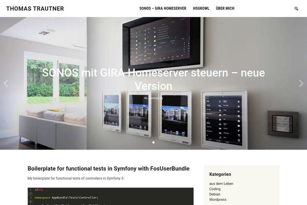Author theme site design template sample