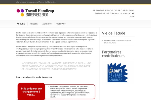 travail-handicap2020.fr site used Modernize V3.00