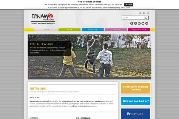 Dynamo theme site design template sample