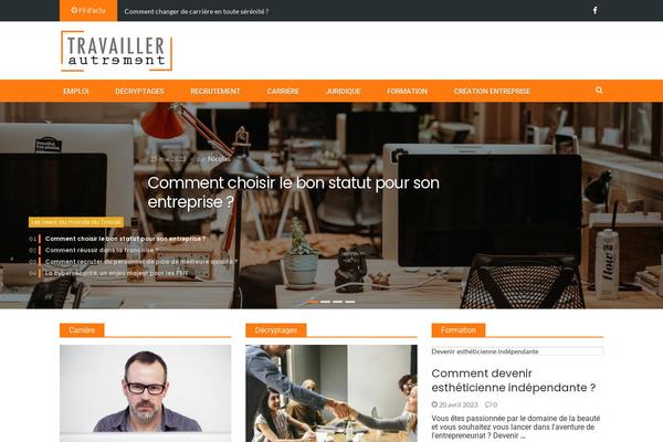travailler-autrement.org site used Newsmag-pro