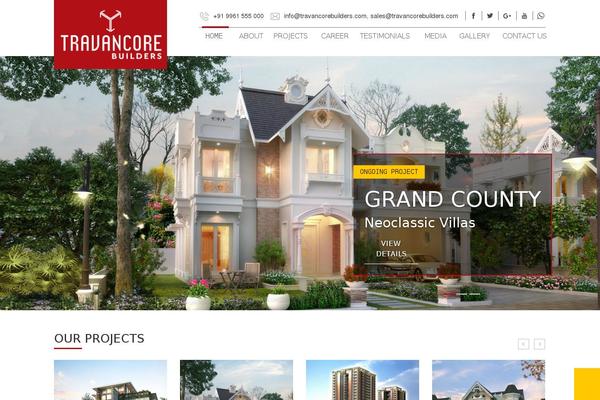 travancorebuilders.com site used Travancore