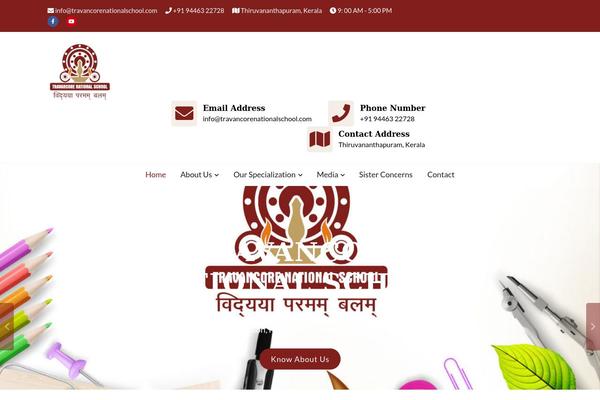travancorenationalschool.com site used Educenter