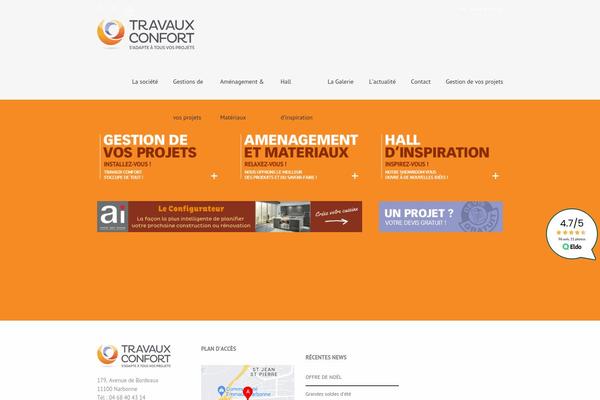 Avada Child theme site design template sample