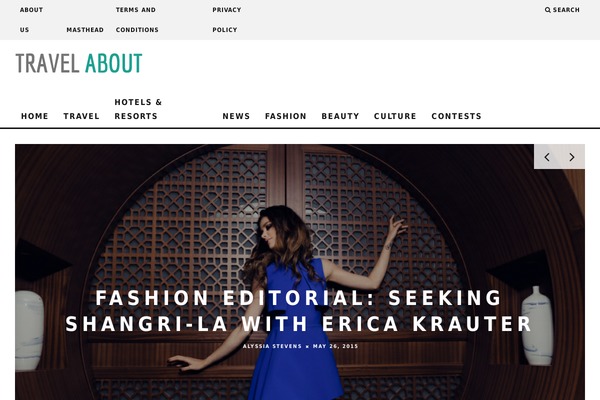 travel-about.com site used Newspread
