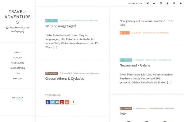 Namba theme site design template sample
