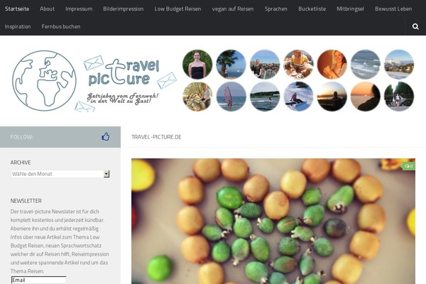 Hueman theme site design template sample