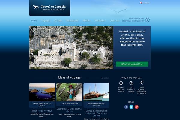 croatie theme websites examples