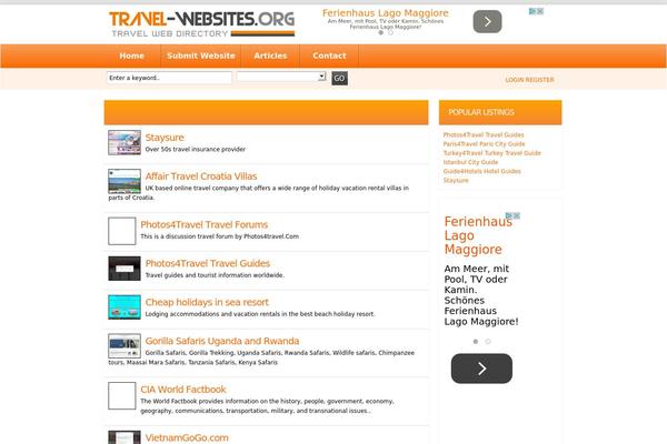 Directorypress theme site design template sample