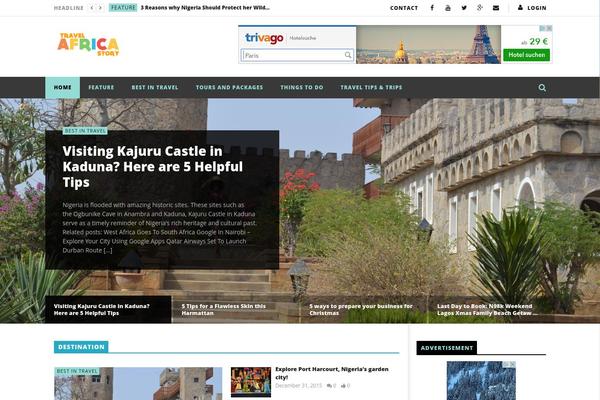 Blogus theme site design template sample