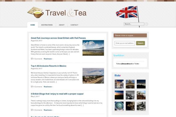 Continuum theme site design template sample