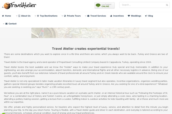 travelatelier.com site used The-core-parent