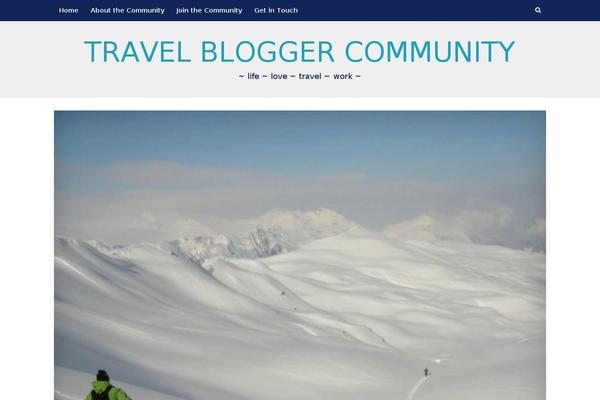 Gather theme site design template sample