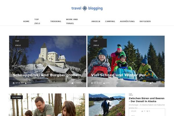 Magazinevibe theme site design template sample